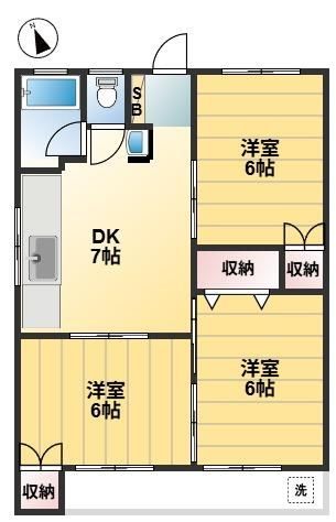 森田コーポの間取り