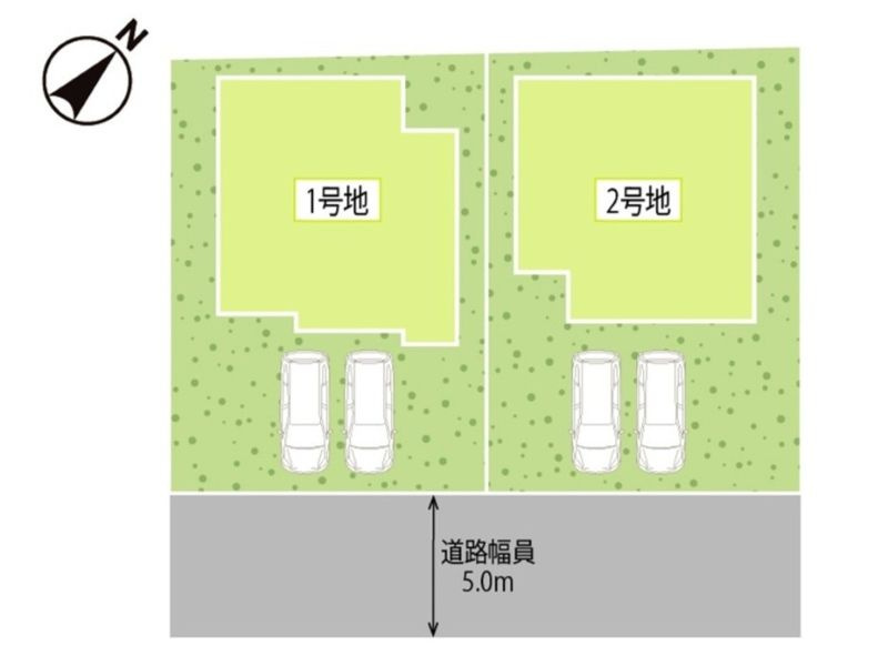 ☆選べる家具プレゼント☆今治市北鳥生　2号棟　4LDKの区画図