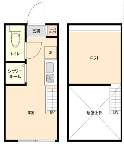 中野区本町６丁目のアパートの間取り