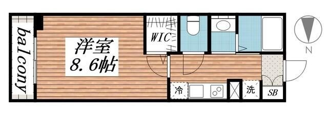 市原市五井の賃貸マンションの間取り