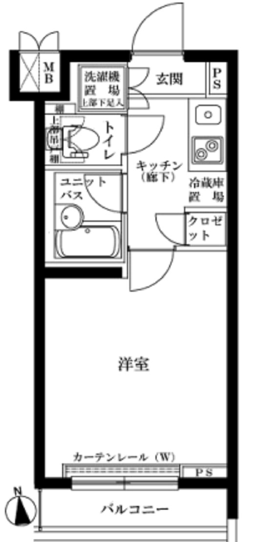 ルーブル大森七番館の間取り|間取り　