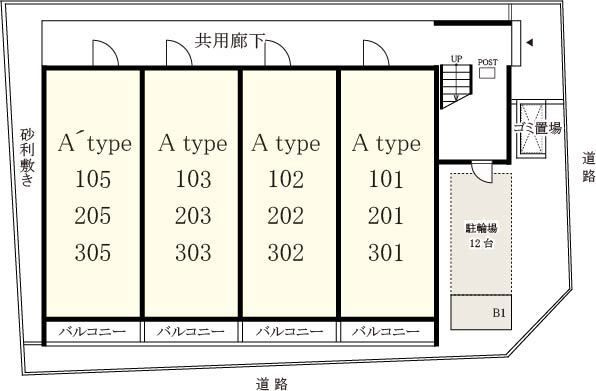 【区画図】 | リブリストーンリバー2(リブリストーンリバーツー)