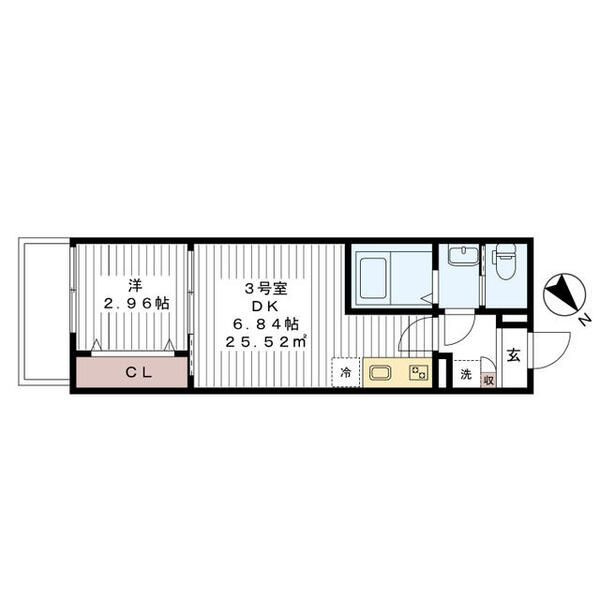 フロンティアの間取り