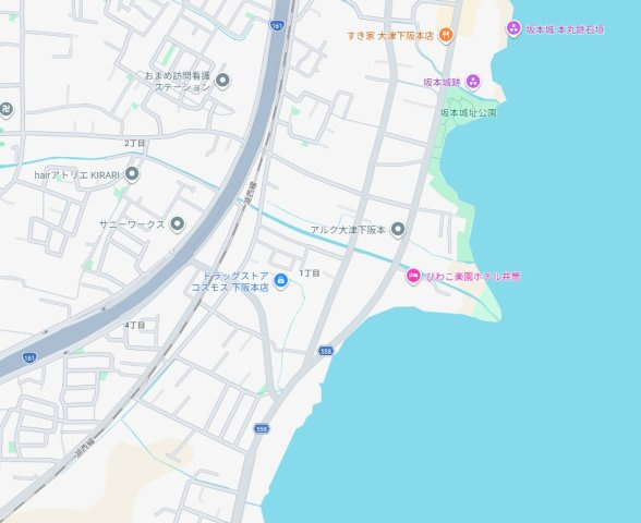 大津市下阪本　第6期　売土地の地図