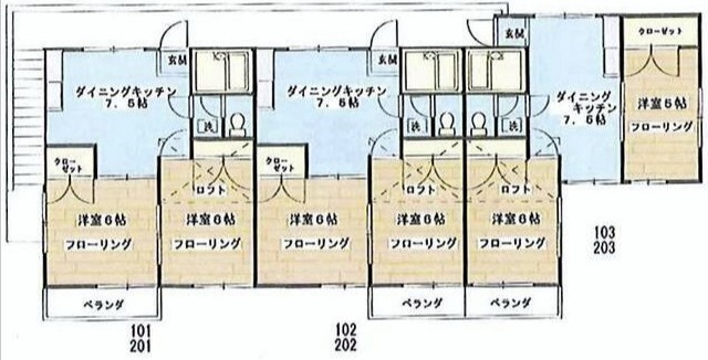コート瑞穂第一の間取り