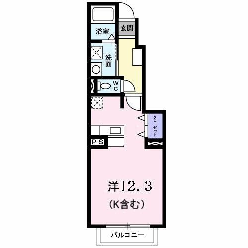 【間取り】 | ベルセレーノ　Ａ（ベルセレーノエー）