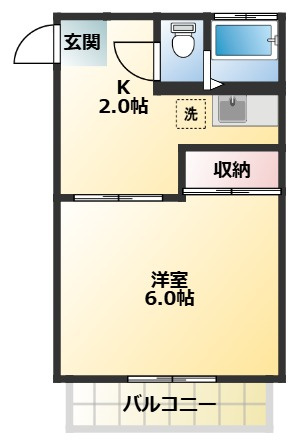真島ビルの間取り