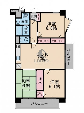 ベルメゾン平尾山荘通り　平尾小学校区