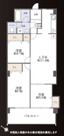 ニュー代々木マンションの間取り
