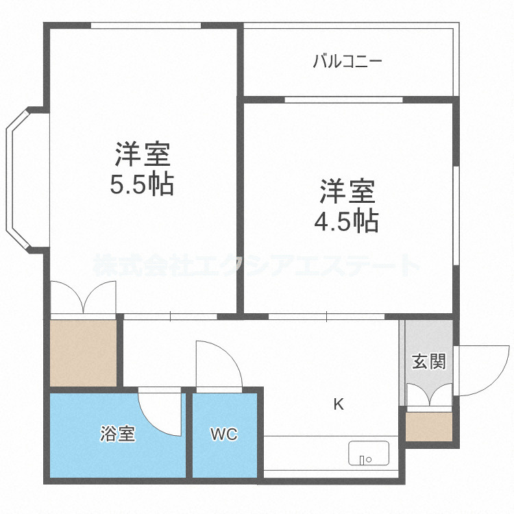 フレンドハイツの間取り