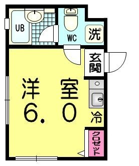 エフォート西池袋の間取り|間取りです。