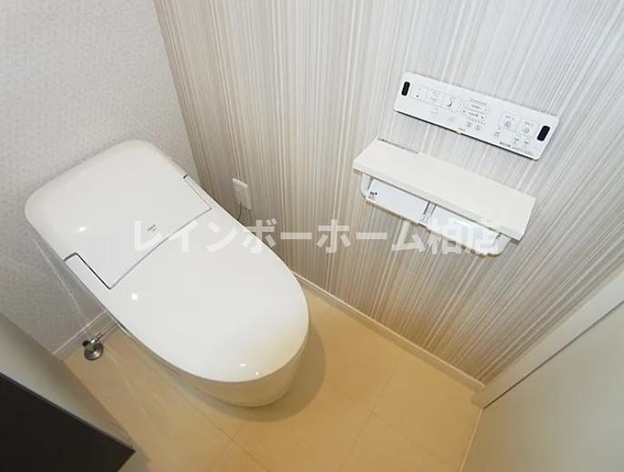【仲介手数料：50％OFF】対象物件！のトイレ|温水洗浄トイレです