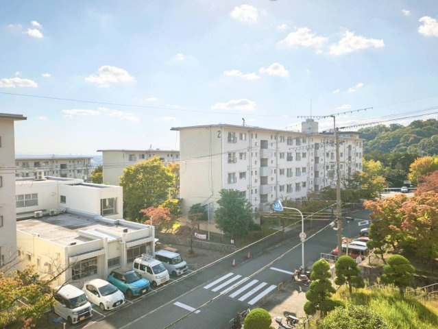 箕面如意谷住宅18号棟の展望