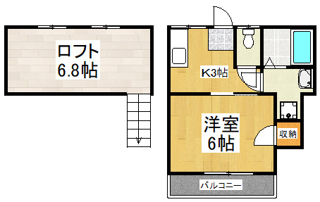 アヴェイラ朝霞の間取り