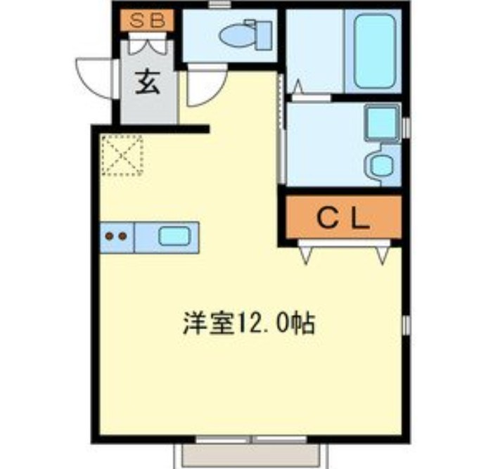 ドエルＦ　B棟の間取り