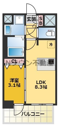 【間取り】 | プレサンスSAKAEフロント | 間取りです。