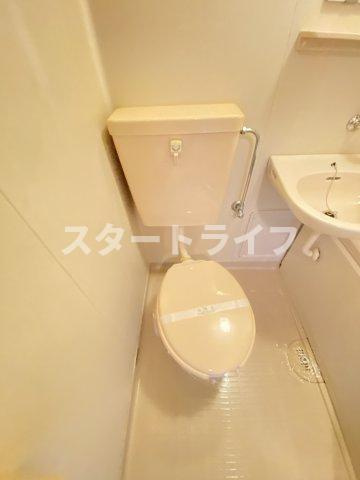 大阪市淀川区東三国４丁目の賃貸マンションのトイレ