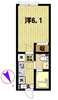 【間取り】 | ラ・シャンブル溝の口