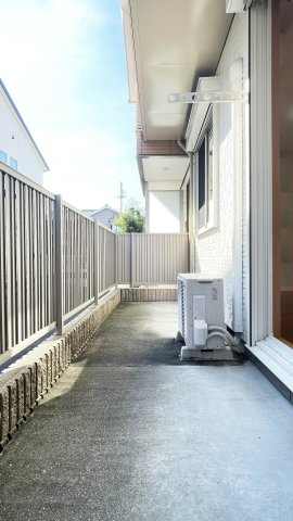 クラヴィエ北田宮のバルコニー