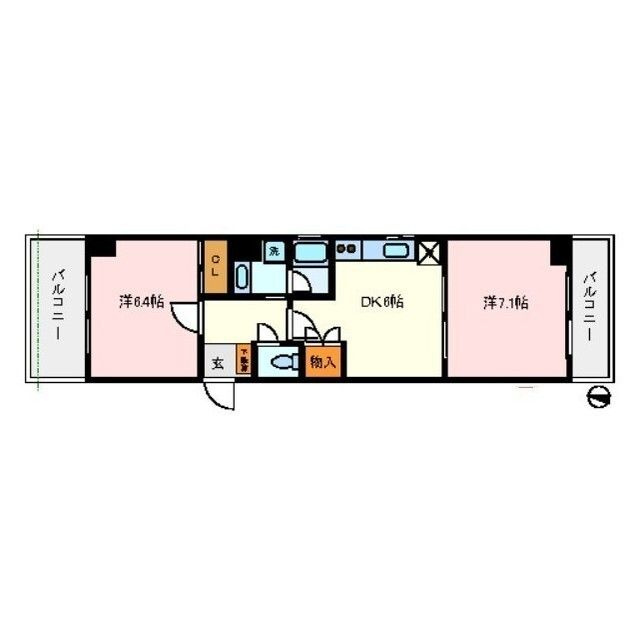ノアールロシュの間取り|間取りです。