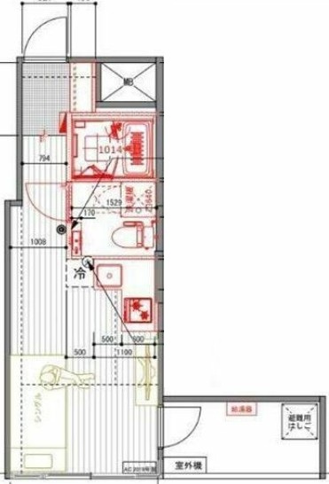 ロイヤルハイツ新宿御苑の間取り|間取りです。