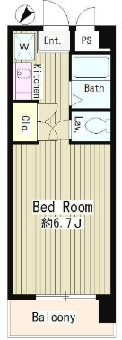 エステージ西調布Bの間取り