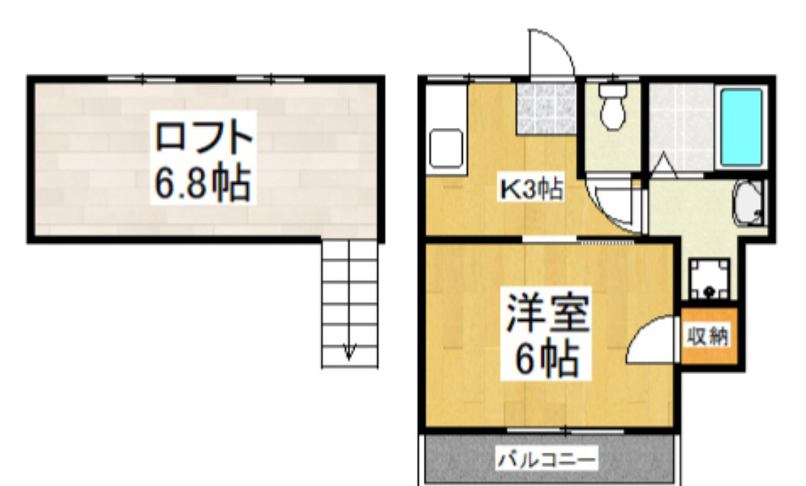 アヴェイラ朝霞の間取り