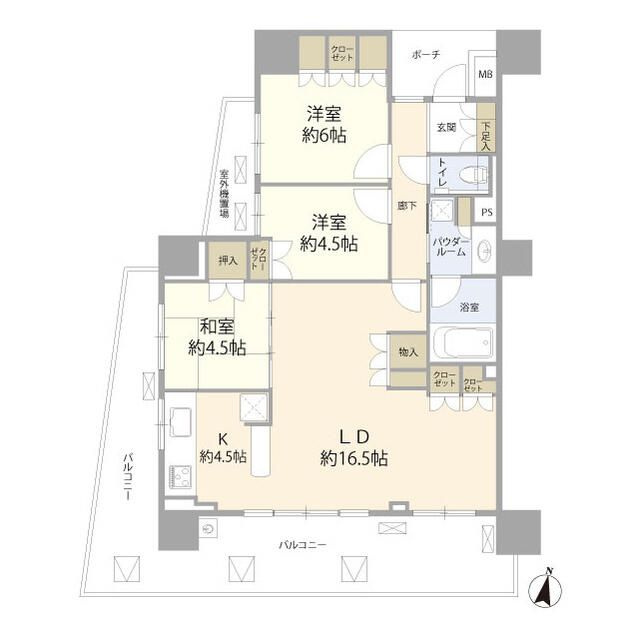 ヴィークステージ北千住ウエストレジデンス（０１１７０１）の間取り