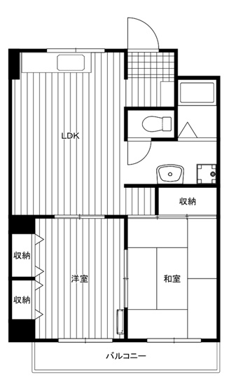 【間取り】 | ライトヒルズ桜木