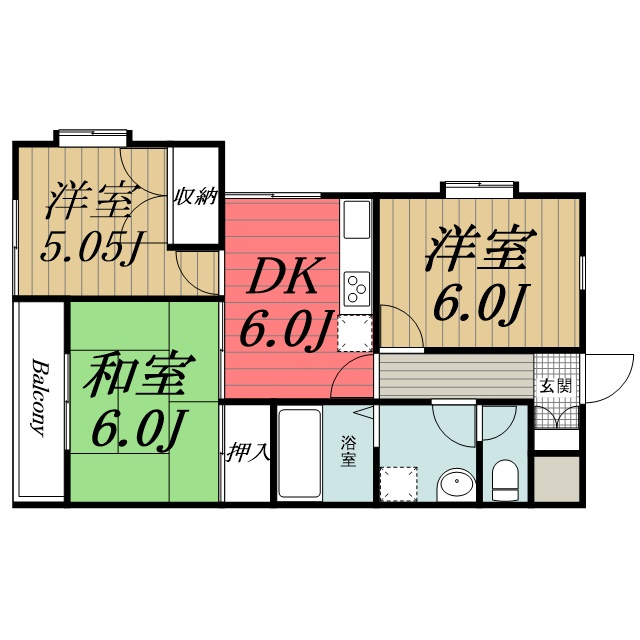 【間取り】 | ベルヴィ西都賀