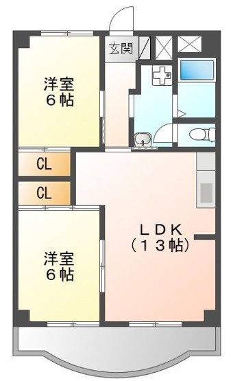 【間取り】 | オリエンタルハイツ