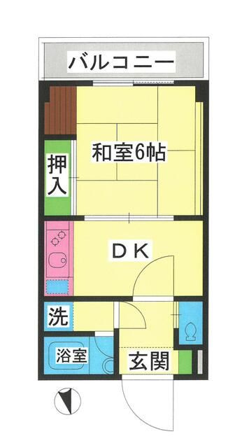 ホソブチマンションの間取り