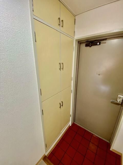 ホソブチマンションの玄関