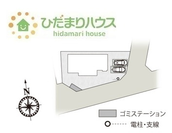 【区画図】 | 牛久市牛久町第2期　新築戸建　3号棟 | 急な来客時にも安心な、並列駐車2台まで可能です(^^♪