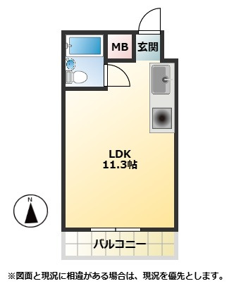 大田町スカイマンションの間取り