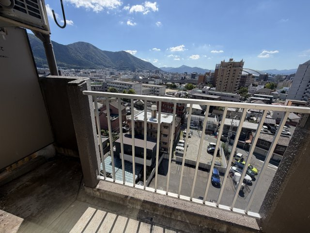 大田町スカイマンションのバルコニー