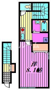 北区中十条１丁目のアパートの間取り