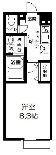 サンハイムの間取り|間取りです。