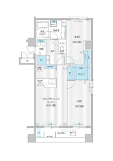 【間取り】 | パークスリー高円寺 | 間取りです。