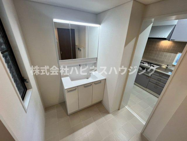 リアライズ柏Ⅰの独立洗面台