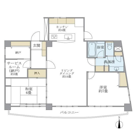 【間取り】 | ティアラ恵比寿