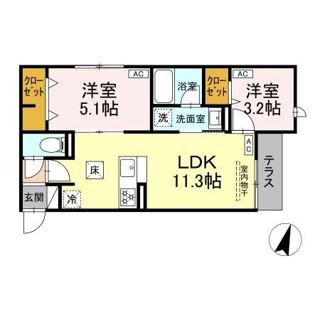 D-PRECIOUS高野台の間取り