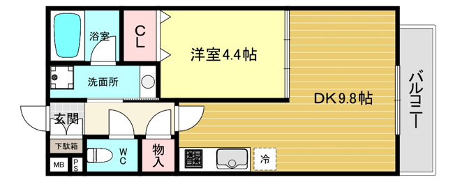 【間取り】 | ヴィラージュＭ