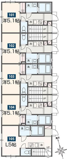 【区画図】 | MELDIA小台Ⅱ