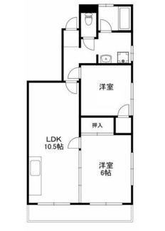 【間取り】 | 第五小崎ビル | 間取りです。