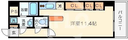 コンフォートレジデンス御堂筋本町の間取り|コンフォートレジデンス御堂筋本町　間取り
