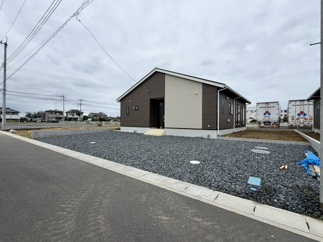 【前面道路含む現地写真】 | 加須市北下新井第6　新築戸建　全5棟　1号棟