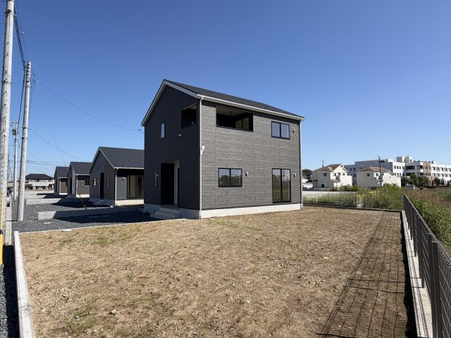 【前面道路含む現地写真】 | 加須市北下新井第6　新築戸建　全5棟　4号棟 | 10/11撮影