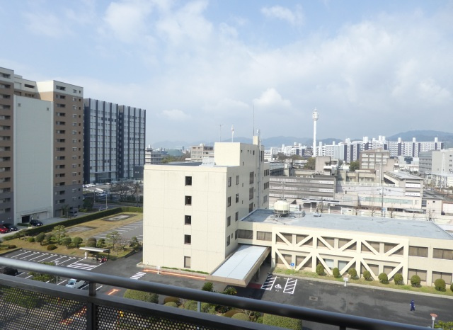 コーポ西縮景園の展望|最上階からの眺望