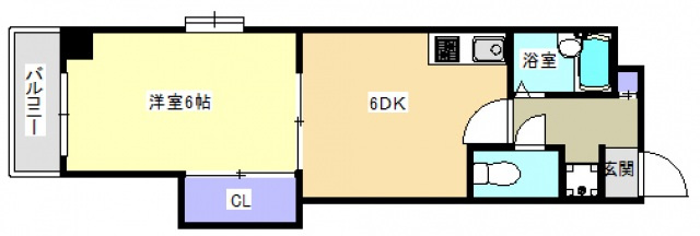 コーポ西縮景園の間取り|間取図